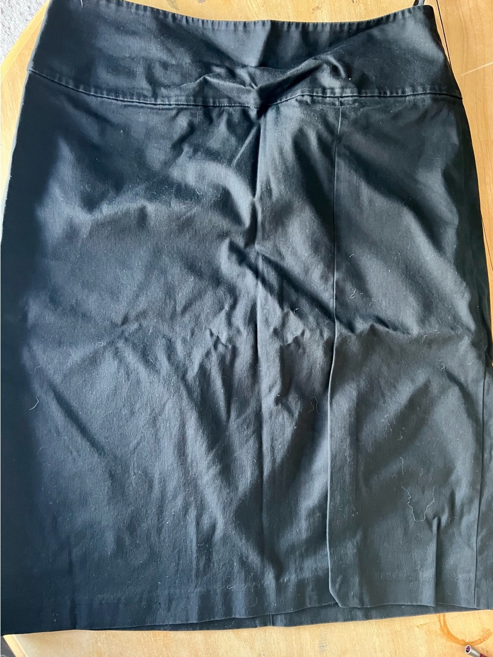 Banana Republic Stretch Black Midi Pencil Skirt